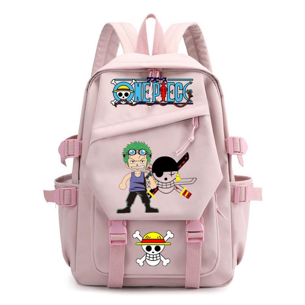Anime ONE PIECE Schoolbag Children's Backpack Primary School Bag Male and Female Junior High School Students College Students Campus Backpack