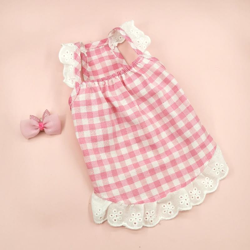 

Летняя кружевная одежда для питомцев для маленьких собак и кошек - Дизайн с сердечками для бишона, померанского шпица, тедди, йоркширского терьера, пуделя Medium