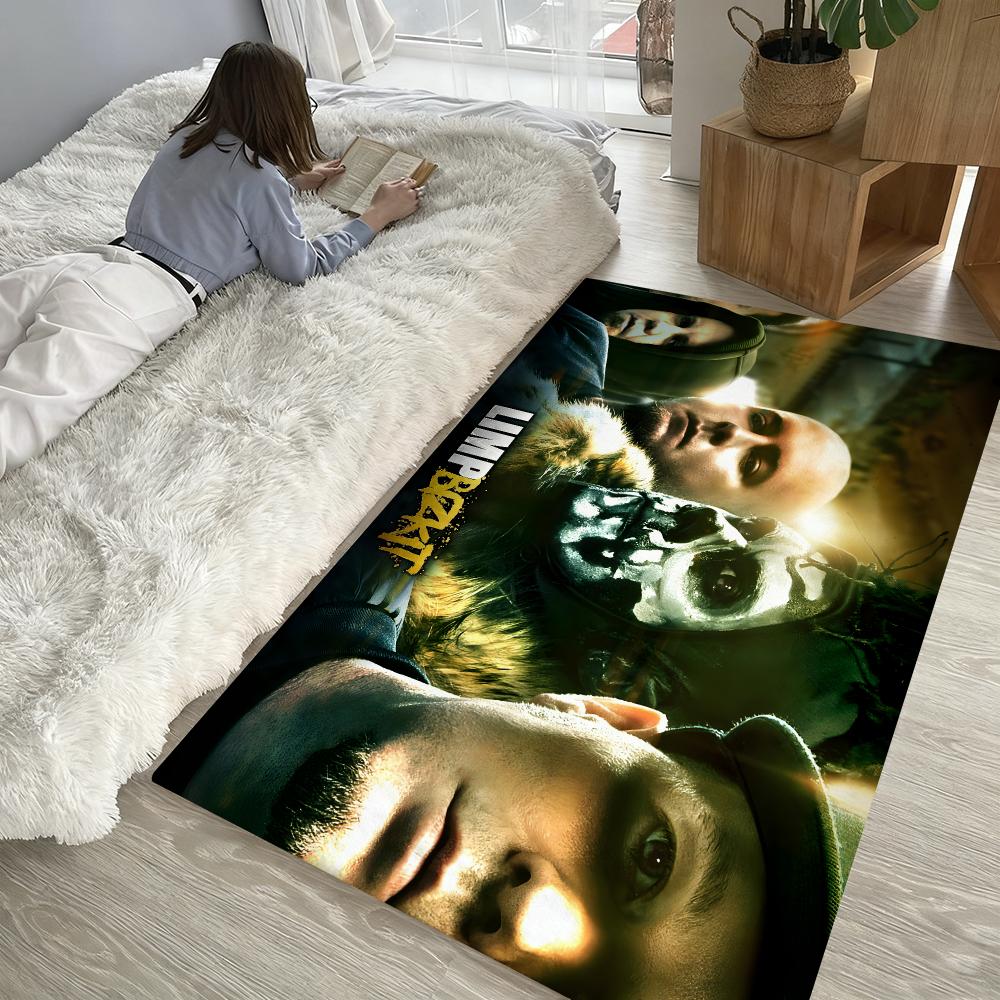 Band L-Limp Bizkit Floor Mat Soft Thickened Absorbent Non-Slip Bedroom Living Room Door Mat Home Decor Flannel Rugs