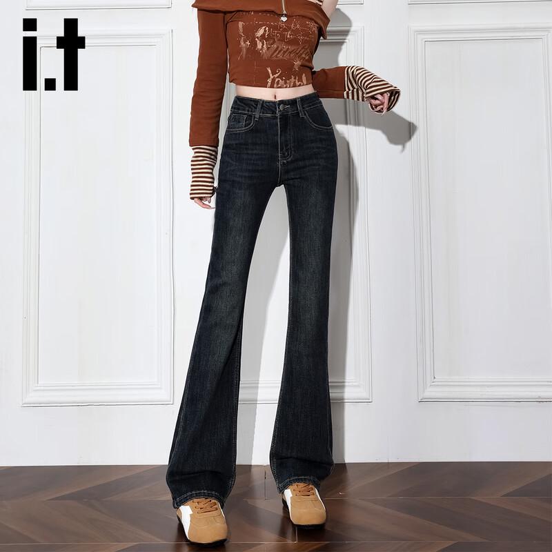 Izzue IT Women's High-Waist Flare Jeans