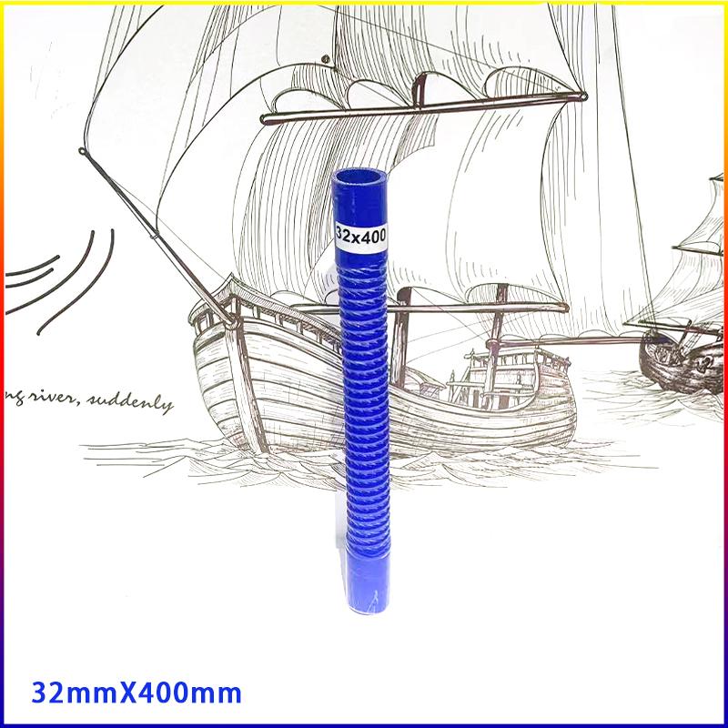 Blue Silicone Flexible Hose  ID30-100mm Length 400mm Air Intake Pipe Radiator Tube High Pressure Temperature R