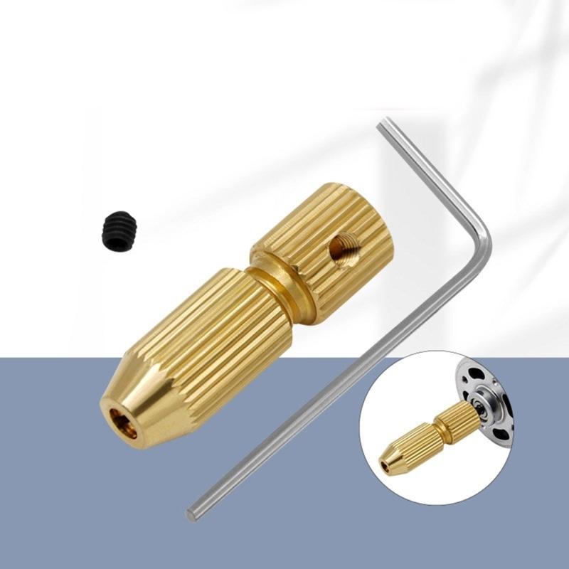 2.3mm Electric Motor Shafts Mini Chuck Fixture Clamps 0.8mm-1.5mm Small To Drill Bit Micro Chuck Fixing Device