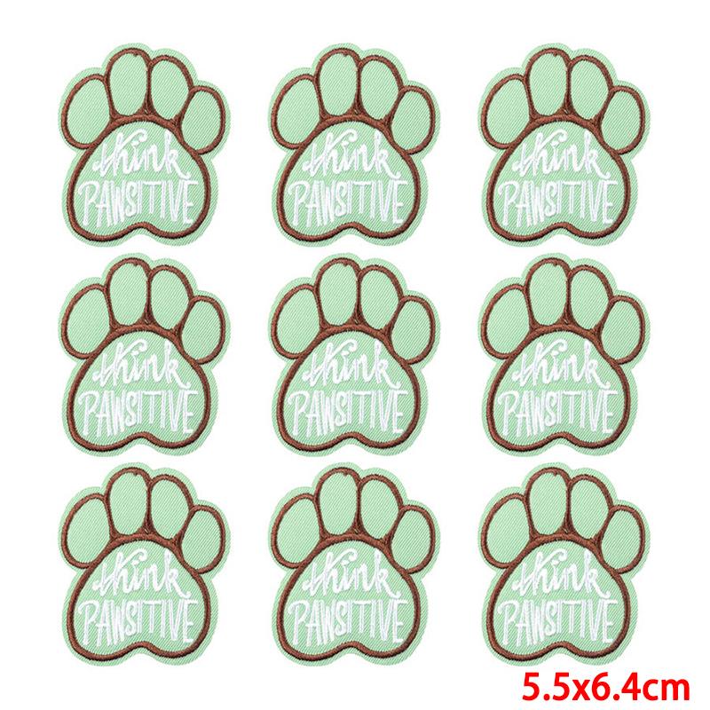 10 Pcs/lot Wholesale Embroidery Patch Iron On Patches For Clothing Patches On Clothes Jackets Decor Applique Sew Supplies