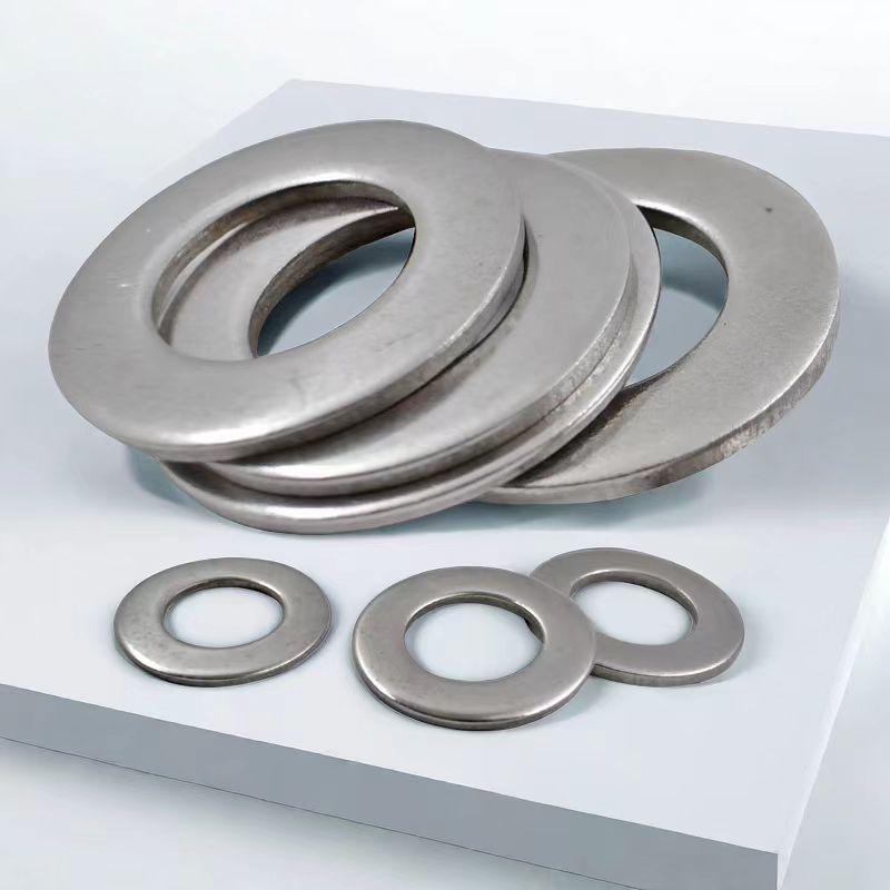 

Stainless Steel Flat Washer Spacer, Thickened Round Gasket (M3-M42) M3*7*0.8 (100 pcs)