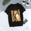 Tanjirou Kamado Kaus Wanita Kimetsu Kaus Wanito Printed Harajuku T-shirt Women's T-Shirt Kaus Grafis Anime Demon Slayer Uniseks