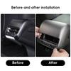 For Tesla Model 3 2017-2025 Model Y 2019-2025 Car Rear Air Vent Outlet Cover Auto Interior Trim Sticker Back Exhaust Vent Cover