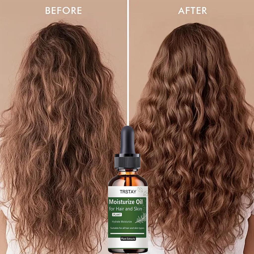 Rice Fermented Hair Growth Oil Essence Hair Oils Growth Serum Rich Nourishing Ingredients Promotes Thicker Stronger