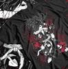 T-shirt Hyakimaru Dororo Uomo e Donna Estiva Puro Cotone Ampia e alla Moda Girocollo Casual Sportiva Manica Corta Top