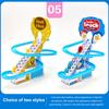 Puzzle Children's Electric  Race Stair Climbing Game Can Run s