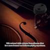 4PCS Rubber Material Rubber Violin Mute Black Color Round Tourte Mute  For Violin Practice
