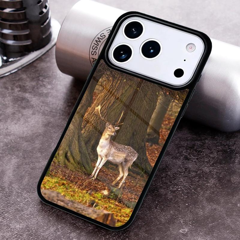 Stag Male Reindeer Nature Phone Case For iPhone 17,16e,15,14,13,12,11,Mini,Pro,MAX soft Silicone Cover