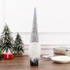 Christmas Wine Bottle Set Party Table Decor Wine Bottle Cover Red Velvet Dress Santa Claus Costume New Years Dinnerware Decor