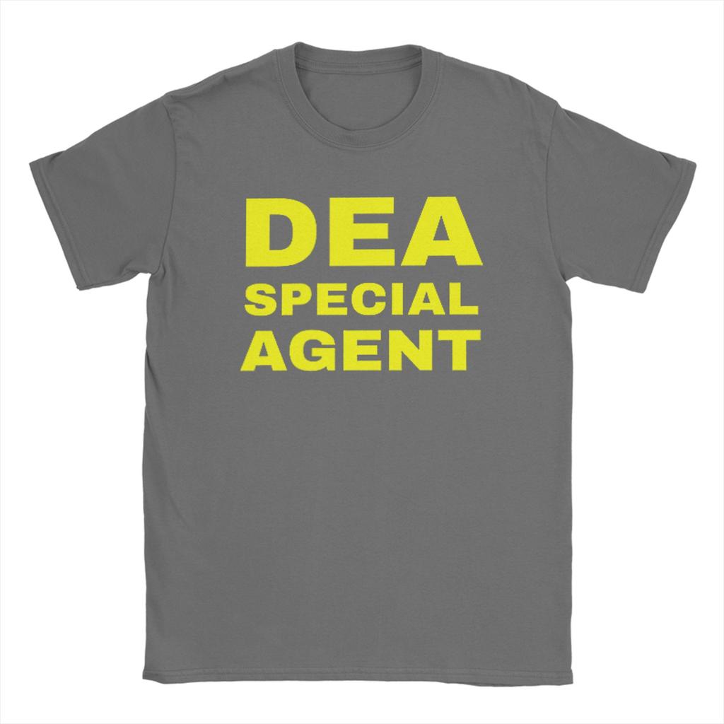 DEA Special Agent Drug Enforcement Administration T Shirt Pure Cotton TShirts For Mens Tshirt Short Sleeve Y2K Top Tees