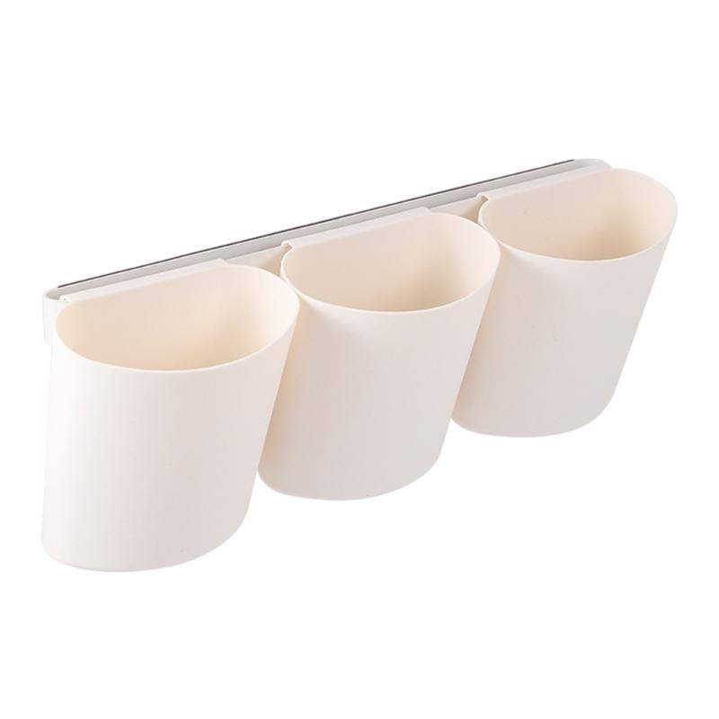 Wall Mounted Storage Bins Kitchen Storage Organizer Bucket Wall Mounted Organizer Basket,for Bathroom,Kitchen,Cabinet
