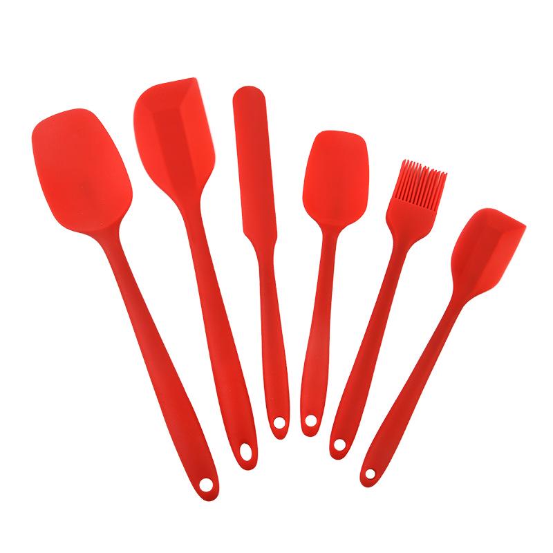 Silikon 6-delt slikkepottsett – Varmebestandige, non-stick kjøkkenredskaper for baking og matlaging