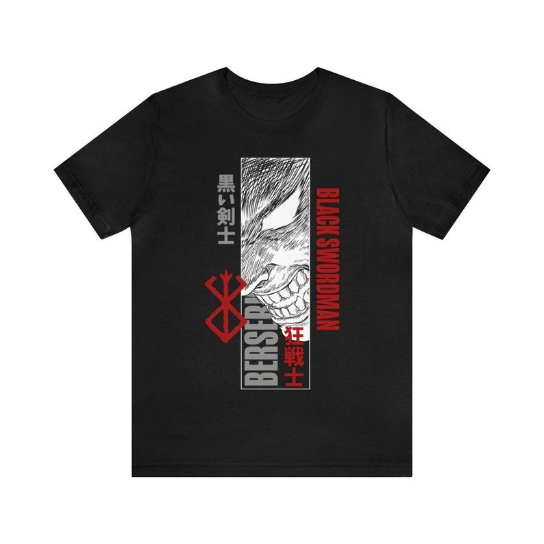 Black Swordsman Anime T-shirt Unisex, Berserk Anime Manga Shirt