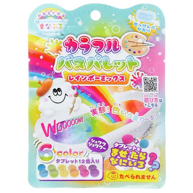 MANABURO - Colorful Bath Palette Rainbow Mix 12 pcs