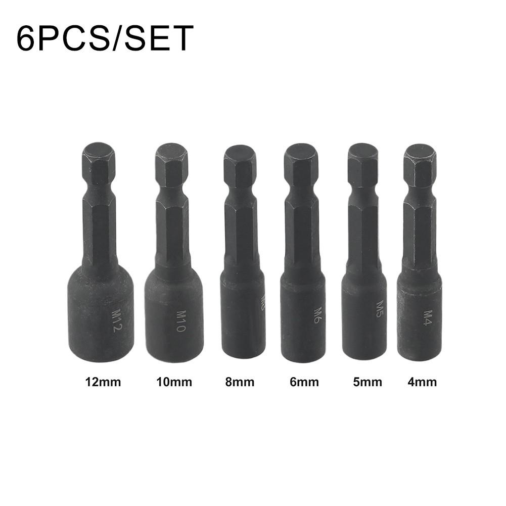 Screw Tap Socket Holder Extension Bar 412mm Set of 6 for Professional Use