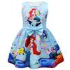 Summer New Frozen Princess Dress Mermaid Dress 3D Digital Printing Birthday Dress Children'S Dress