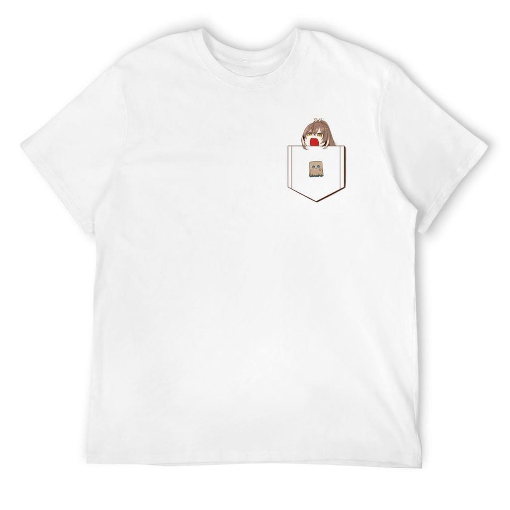 Nanashi mumei angry noises T-Shirt vintage clothes customizeds designer shirts graphics compression shirt men