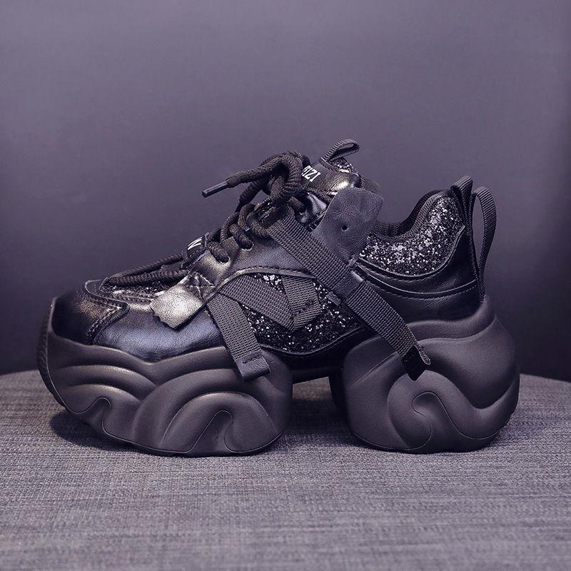 Stylish Women's Dad Shoes: Popular, Thick-Soled, Versatile, Height-Boosting, Casual Sneakers