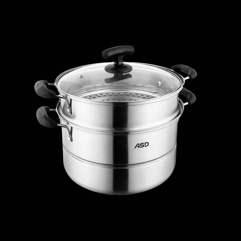 Aishida 304 Stainless Steel 2-Layer Steamer Pot