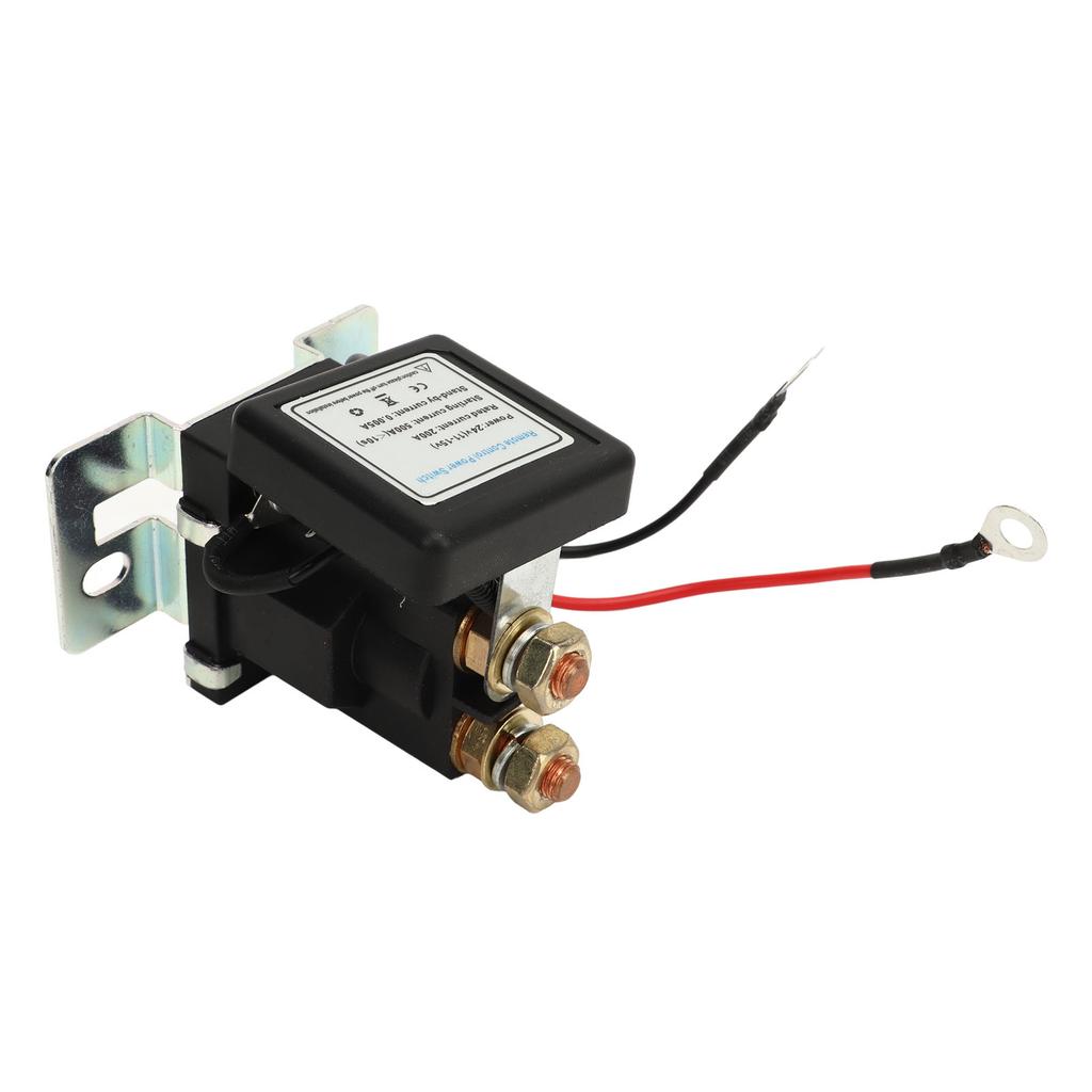 Car Battery Disconnect Switch High Current Master Battery Power Kill Disconnector Switch with 2 Remote Control 24V