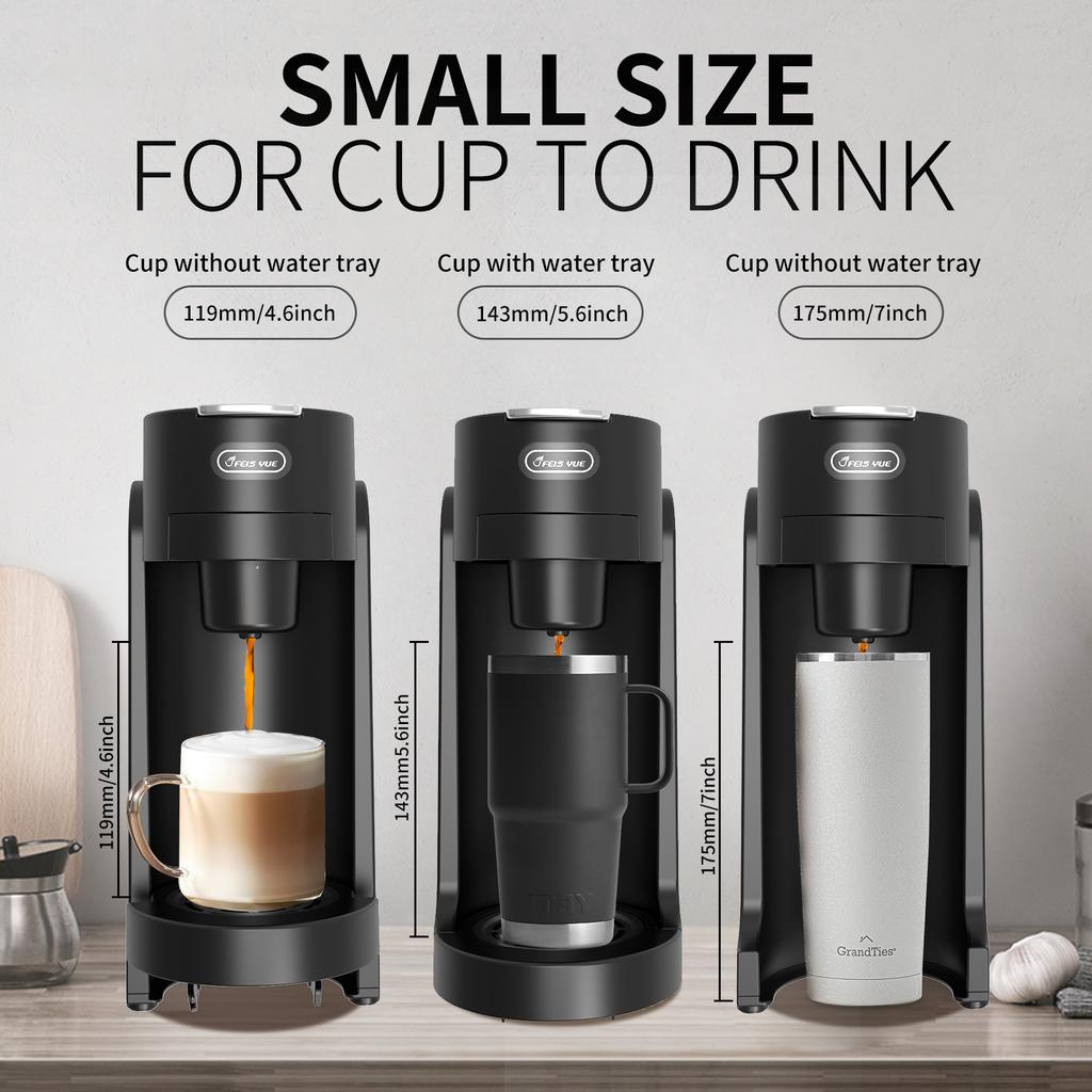350ML Großer Wassertank Multifunktionale Amerikanische Kapselkaffeemaschine Dampf Automatische Kaffeemaschine, Haushalt Mini Klein
