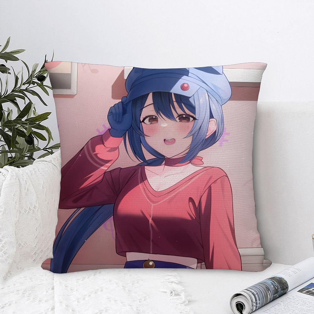 

M-MiSide Mita Pillow Case Sofa Decorative Home Double-sided Print Plush Square Throw Pillow Covers Cushion Decor Cover 16x16Inch