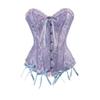Palace Shapewear Strapless Waist Slimming Sexy Jacquard Corset Dress Wear Tight Fishbone Bra