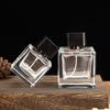 Transparent Glass Perfume Bottle with Plastic Cap, Available In 30/50ml