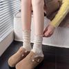 Fashionable Sweet College Style Lace Hollow Breathable Stacked Socks