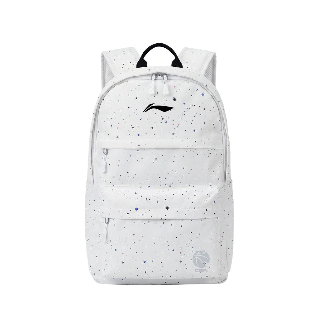 Li Ning Polyester Backpack Regular Unisex Baby's Breath ABSW365-2