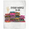 Book Lovers Gift Blanket Book Club Theme Blanket For Book Lovers Holiday Gift