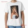 Blonde With Bare Shoulders Classic T Shirt Made In US AUS Size S 2XL Vintage Washed Unisex Comfortable Soft Homme Stylish