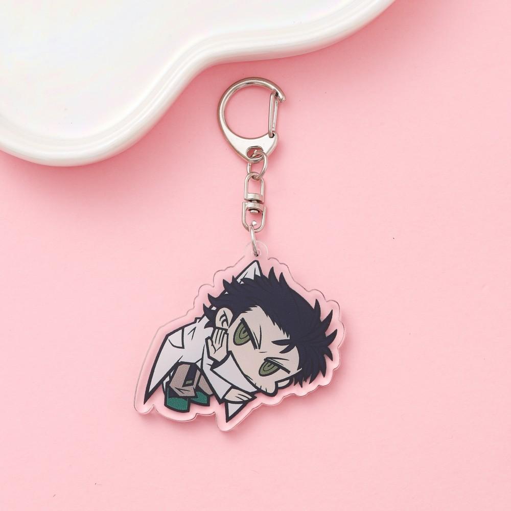 

1/5Pcs Anime Figures Steins;Gate Acrylic Keychain Cute Backpack Pendant Funny Bag Charms Accessories Decoration Holiday Gifts 5cm