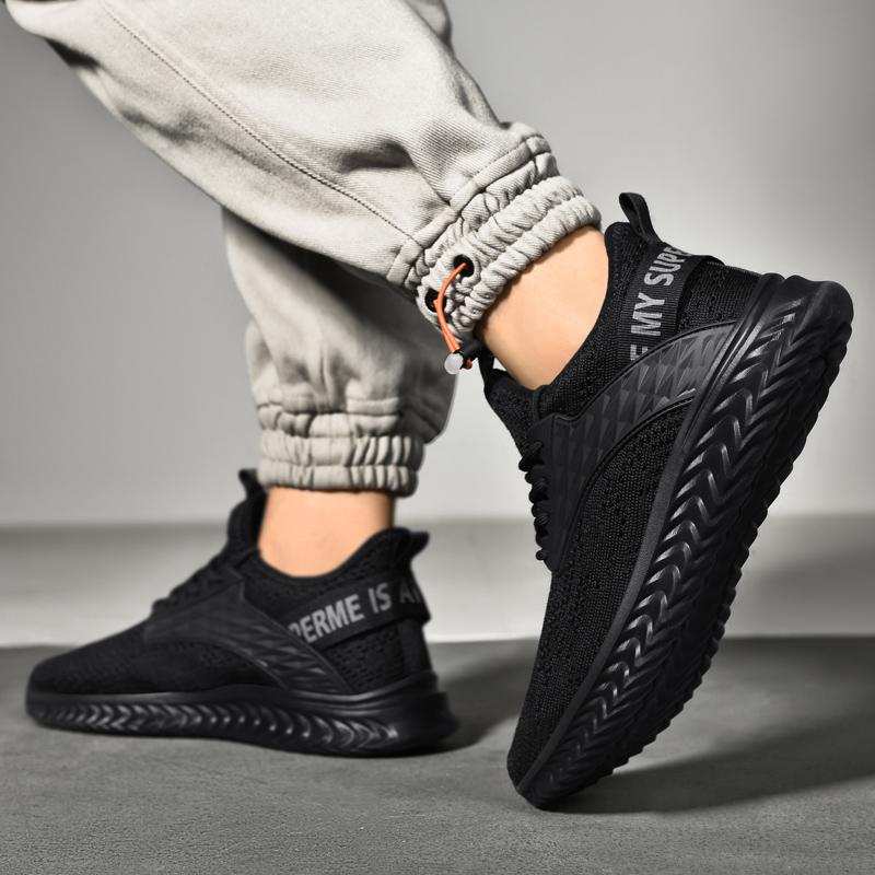 39-48 Men's Mesh Breathable Sports Casual Shoes EVA Ultra-light Stool Outdoor Lazy Shoes