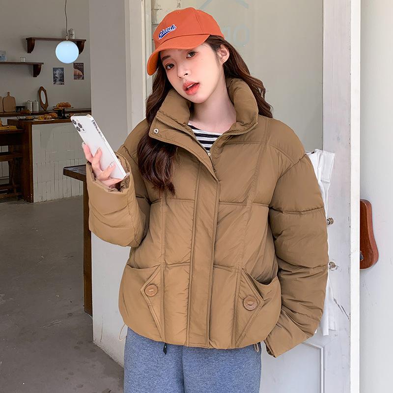 European bread clothes short down cotton-padded clothes women's loose autumn and winter coats thickened cotton-padded jackets new models