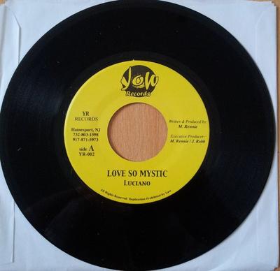 7-tums skiva LUCIANO / TUFFEST - Love So Mystic / Wifey YR002 Yow Records 2005 Jamaica Reggae, Ska & Dub Använd