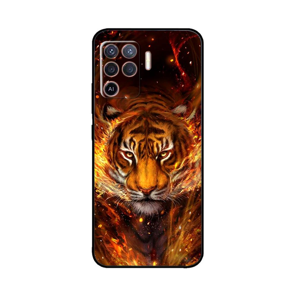 Cover per OPPO Reno 5 Lite Custodia Morbida in Silicone Fiori Bumper per OPPO Reno 5 F oppoA94 4G Custodie Reno 5 Lite Custodie per Telefono