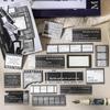 Paris Retro Letter Sticker Pack for Journals and Collages