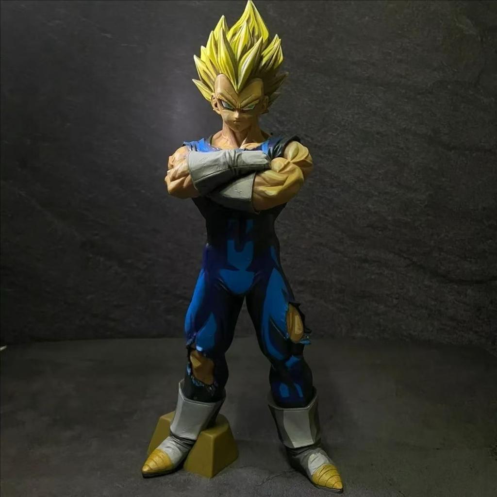 30cm Dragon Ball Z Goku Vegeta Comic Book Color Action Figures PVC Statue Collection Model Toys Doll Gift