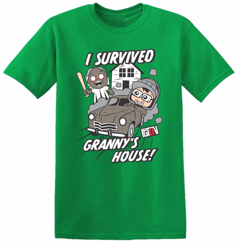 Gurkey Funnel Vision Halloween Grannys Tshirt Fgteev Gaming Gift Top Kids S