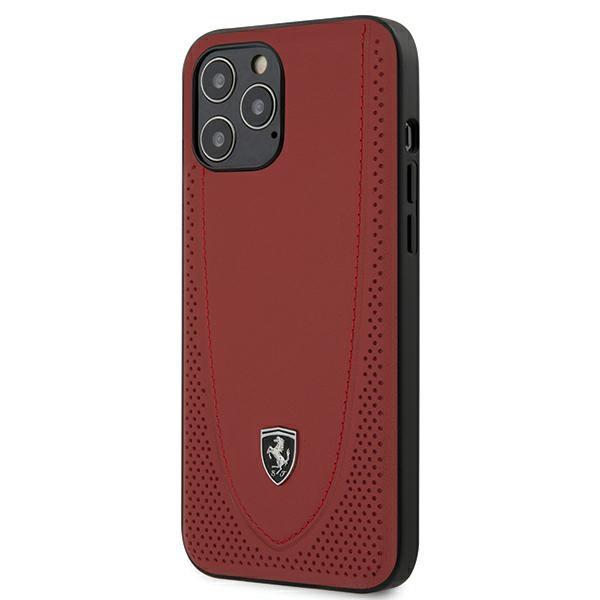 Ferrari Feogohcp12Lre Iphone12 Pro Max 6,7 Czerwony/Red Hardcase Off Track Perforated
