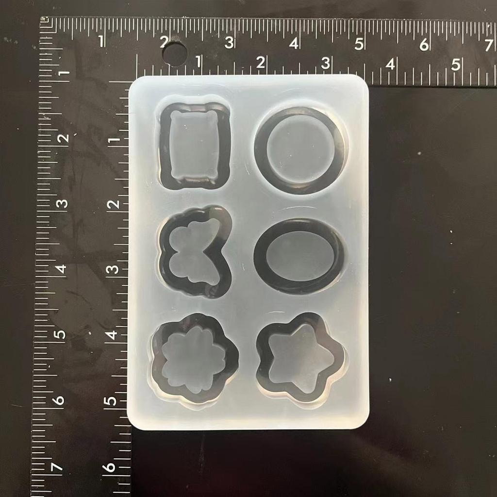 Heart Round Silicone Mould Quicksand Resin Filler Crystal Epoxy Resin Mold Filling Accessories DIY Jewelry Casting Mould