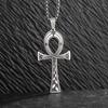 Amulet Talisman Ankh Cross Retro Vintage Necklace Pendant Men Women Egypt Egyptian Key Life Religious Jewelry Gift Hip Hop Rock Goth Gothic