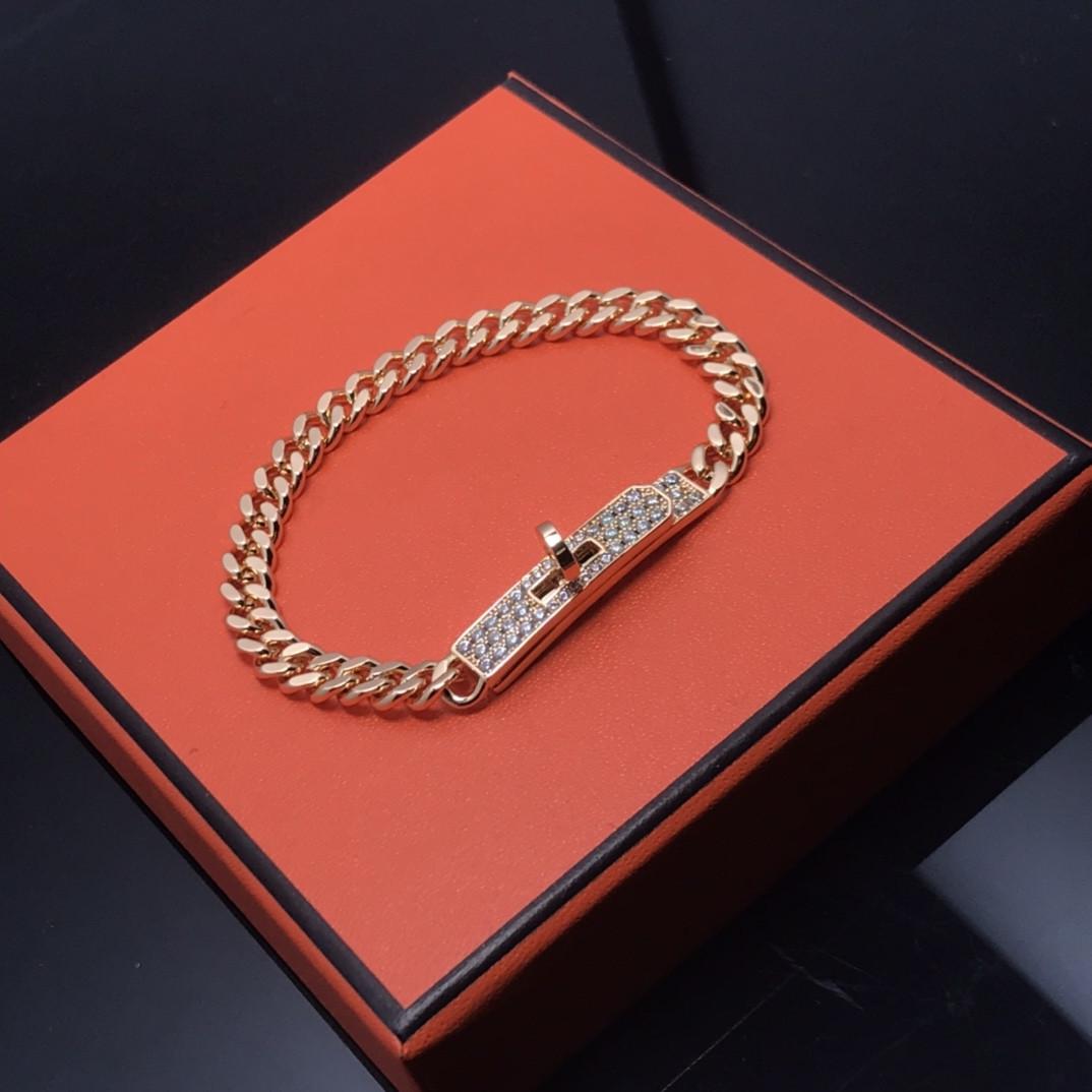 

Kelly Half-Diamond Temperament Bracelet in 18K Rose Gold