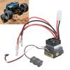 RC ESC Brushless Motor und ESC RC 360A Wasserdichter Bürsten-ESC mit Kühlkörper und Lüfter für 110 RC Crawler