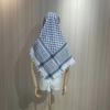 Arab Keffiyeh Scarf Cotton Winter Shawl Neck Warmer Cover Head Wrap Windproof Tactical Camping Scarf Men Women