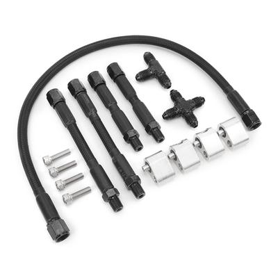 Coolant Crossover Hose Kit Stainless Steel Steam 4 Port Crossover Hose Kit For LS Series Engine